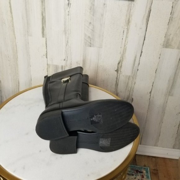 Tommy Hilfiger Rownd Up To-The-Knee Boot Black 6.5M - Picture 7 of 8